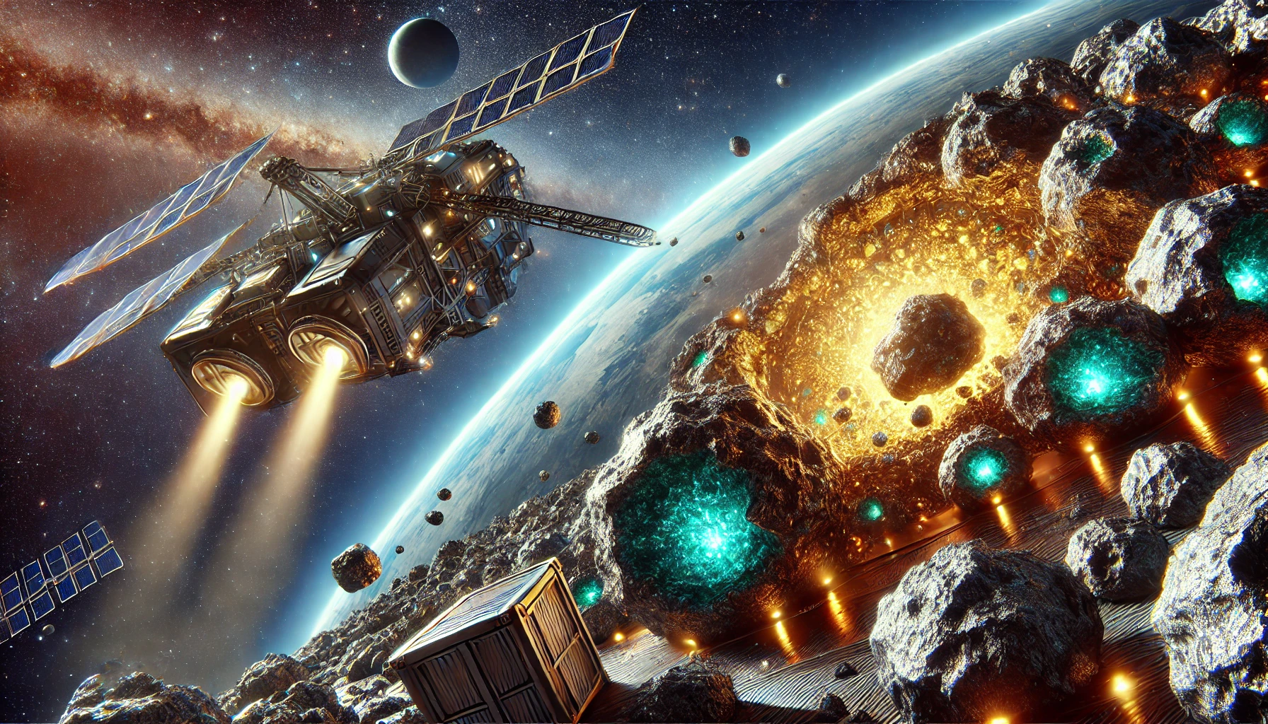 بدء التعدين الكويكبي: وصول أول شحنة من المعادن النادرة إلى الأرض